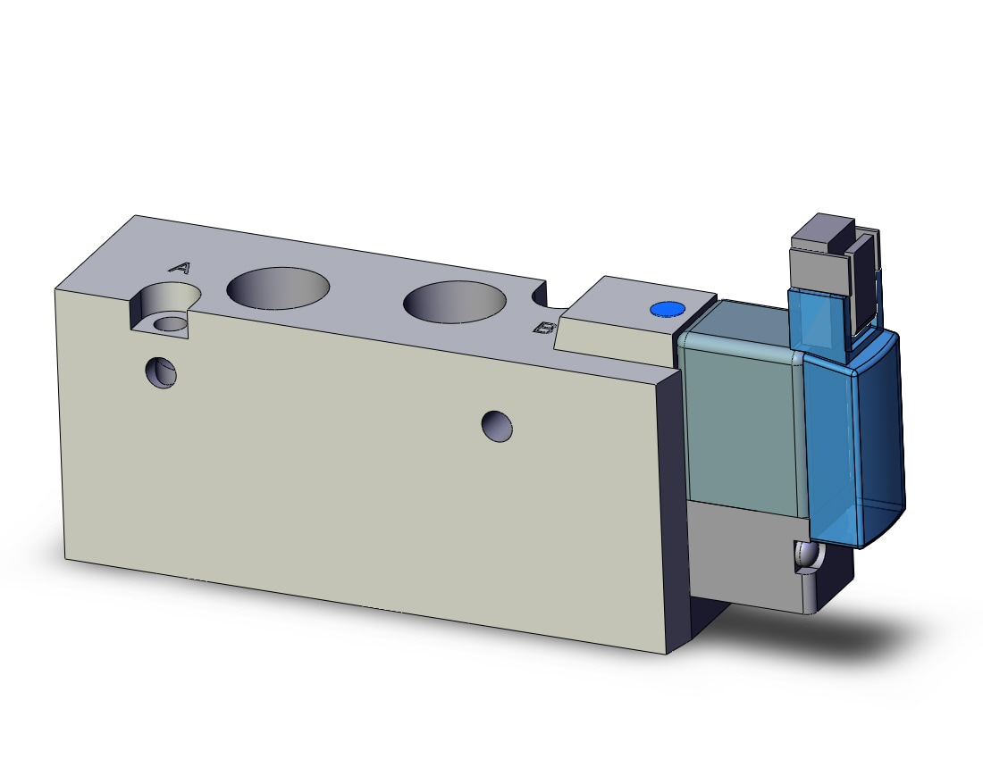 SMC SYJ7120-5MN-01 valve, sgl sol, body pt (dc), SYJ7000 SOLENOID VALVE 5/PORT***