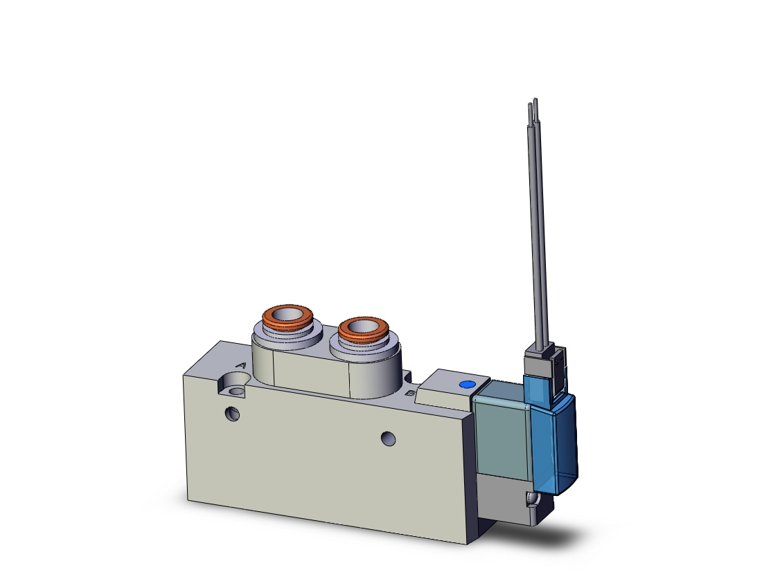 SMC SYJ7120-5MZ-N7 valve, sgl sol, body pt (dc), SYJ7000 SOLENOID VALVE 5/PORT***