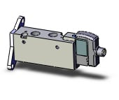 SMC SYJ7120-5WOU-01F-F valve, sol, SYJ7000 SOLENOID VALVE 5/PORT