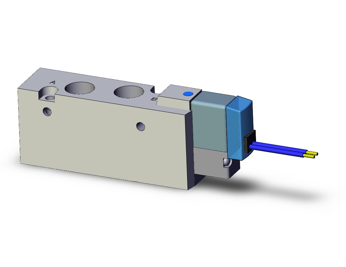 SMC SYJ7120-6H-01T valve, sgl sol, body pt (dc), SYJ7000 SOLENOID VALVE 5/PORT***