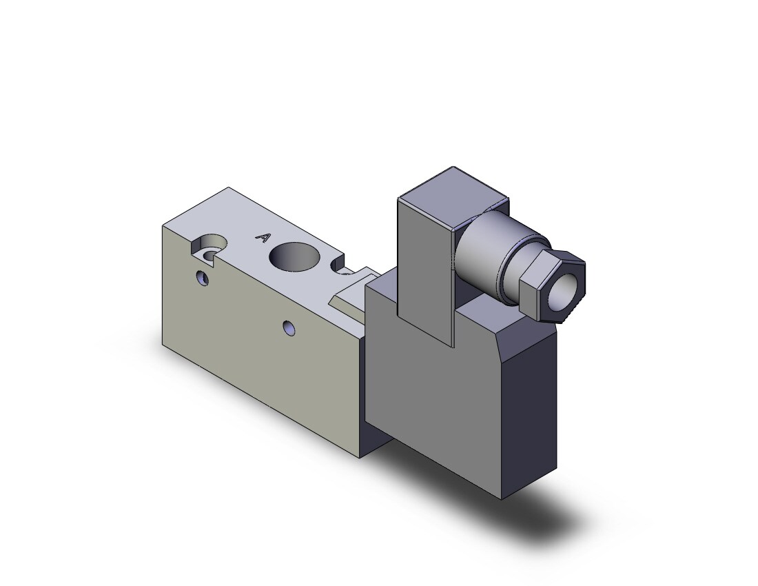 SMC SYJ712M-5DZ-01T valve, sol, body pt, SYJ700 SOLENOID VALVE 3/PORT***