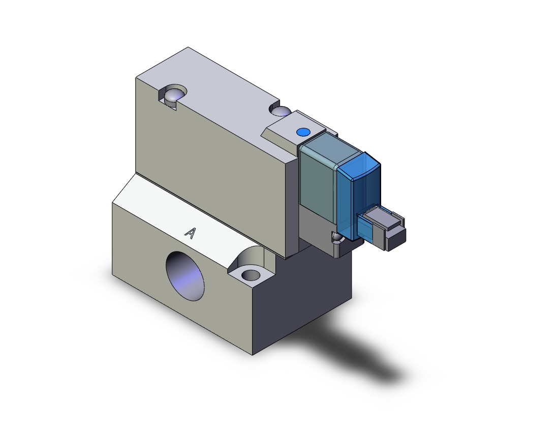 SMC SYJ714-6LN-02T valve, sol, base mt (dc), SYJ700 SOLENOID VALVE 3/PORT***