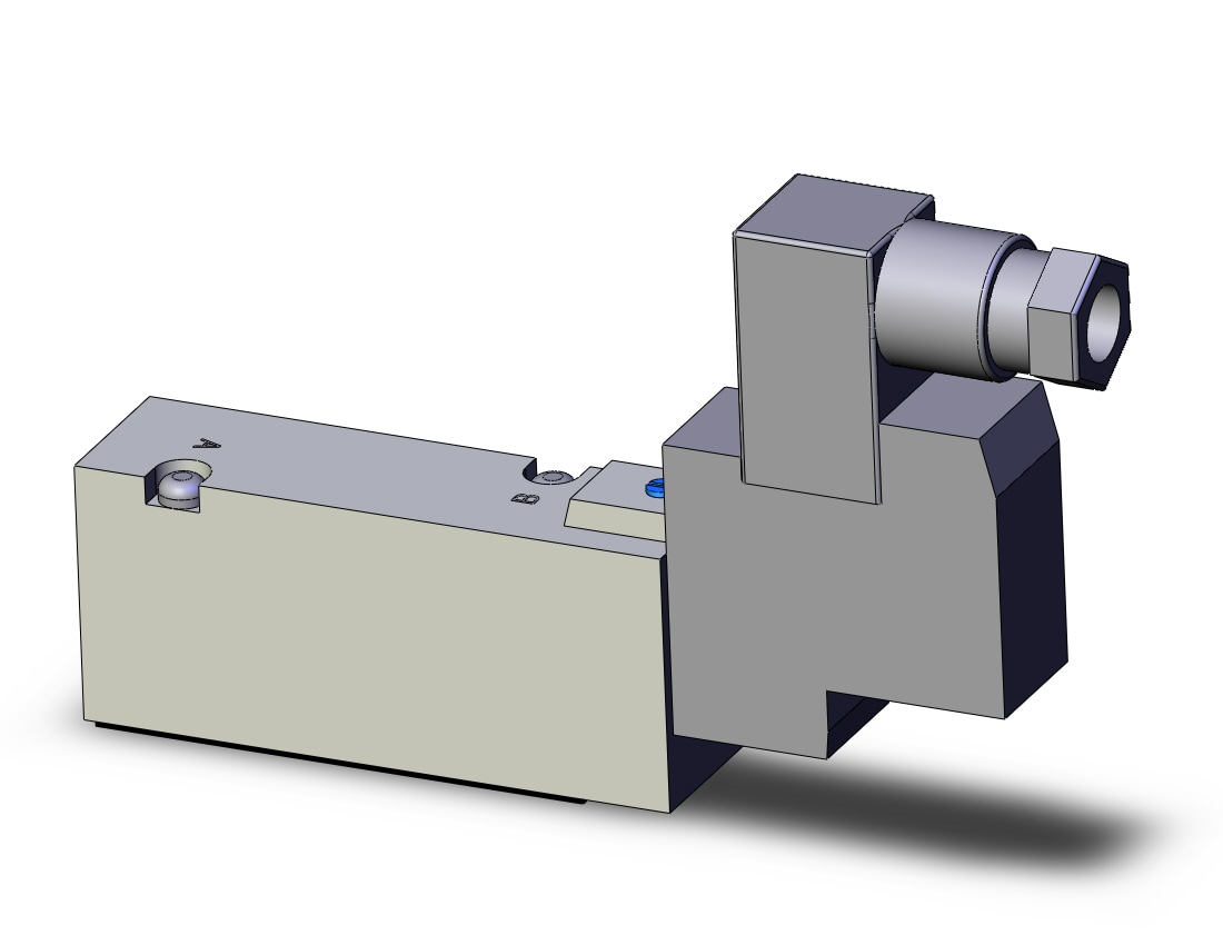 SMC SYJ7140-3DD valve, sgl sol, SYJ7000 SOLENOID VALVE 5/PORT