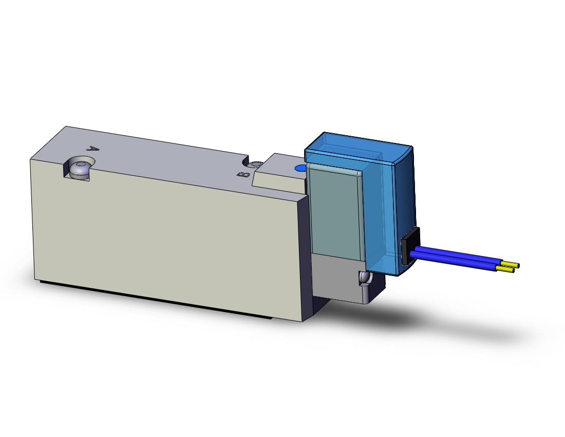 SMC SYJ7140-3GZ valve, sgl sol, base mt (ac), SYJ7000 SOLENOID VALVE 5/PORT***