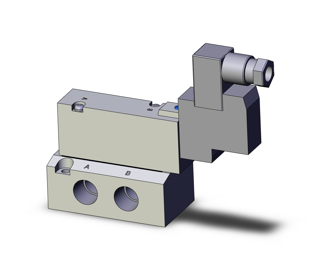 SMC SYJ7140-5DZD-02-Q valve, sgl sol, base mt, SYJ7000 SOLENOID VALVE 5/PORT***