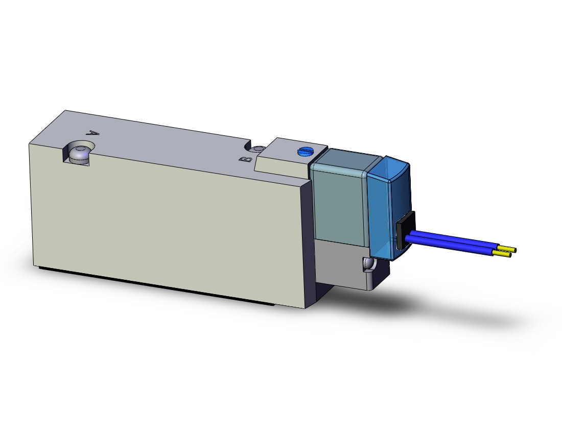 SMC SYJ7140-SGD valve, sgl sol, base mt (dc), SYJ7000 SOLENOID VALVE 5/PORT