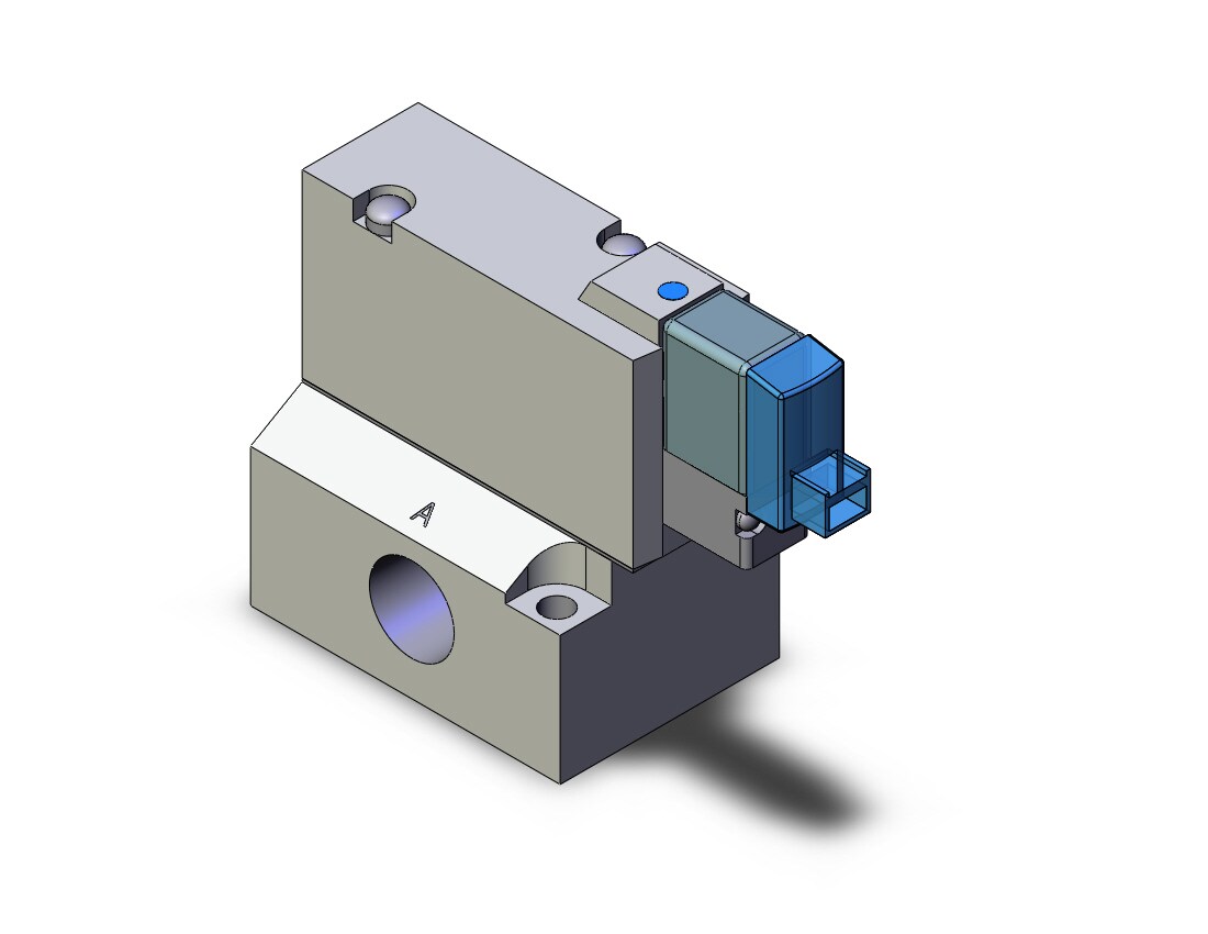 SMC SYJ714R-5LO-02T valve, sol, base mt (dc), SYJ700 SOLENOID VALVE 3/PORT***