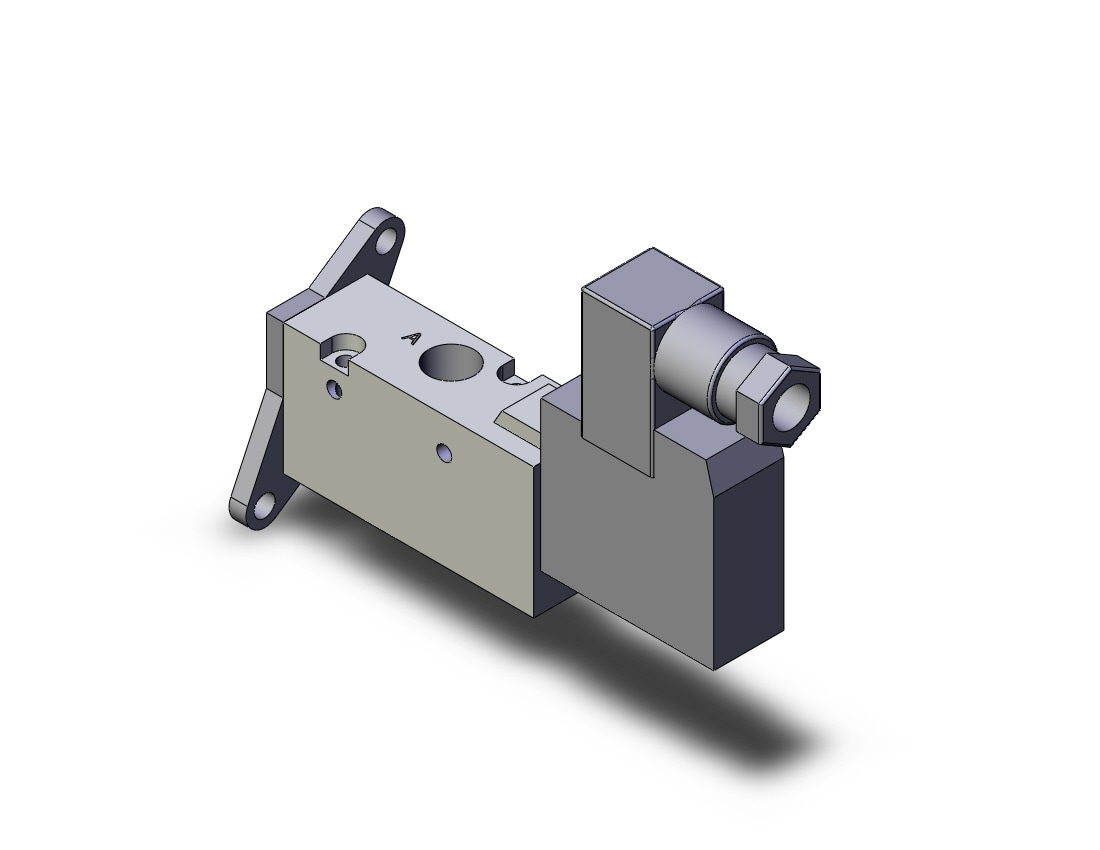 SMC SYJ722-3DZ-01T-F valve, sol, body pt, SYJ700 SOLENOID VALVE 3/PORT***