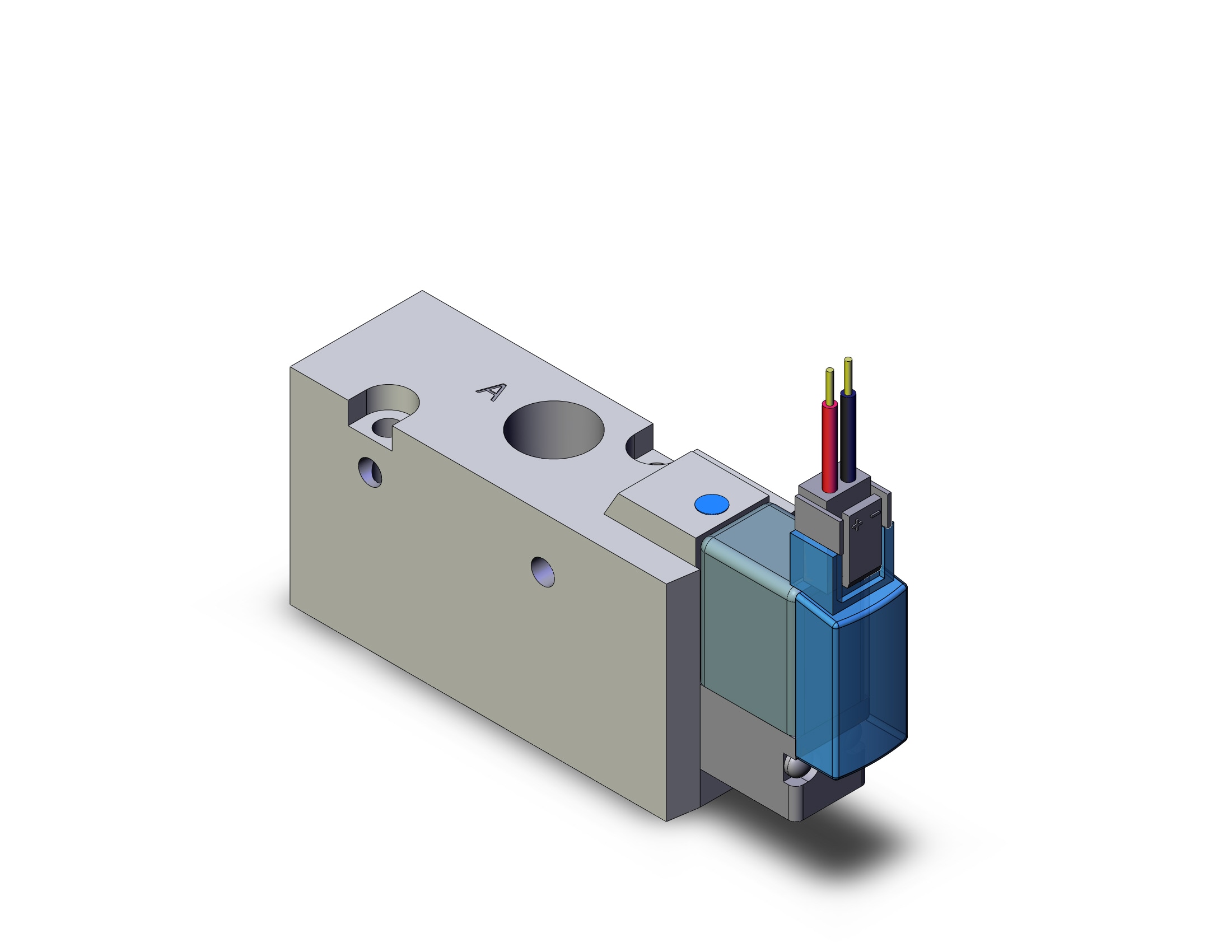 SMC SYJ722-5M-01N valve, sol, body pt (dc), SYJ700 SOLENOID VALVE 3/PORT***