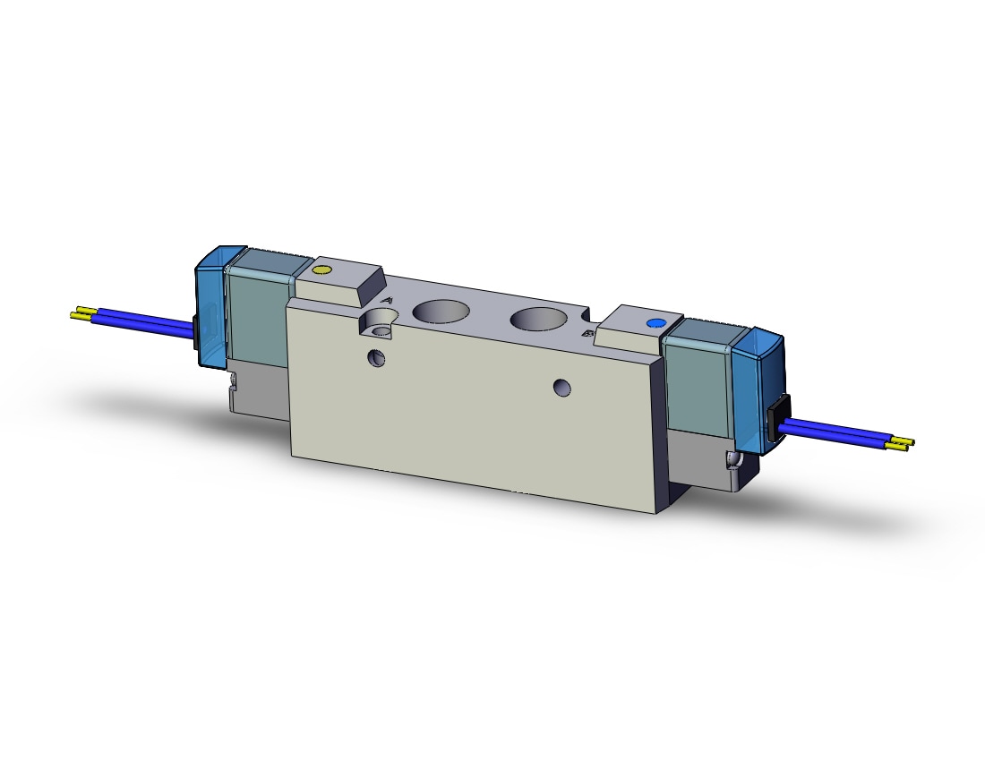 SMC SYJ7220-5G-01 valve, dbl sol, body pt (dc), SYJ7000 SOLENOID VALVE 5/PORT***