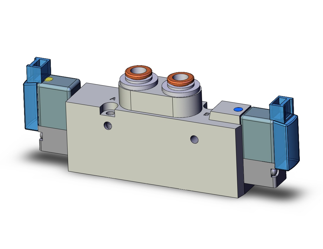 SMC SYJ7223-5MOU-C6-Q valve/sol, 4/5 PORT SOLENOID VALVE