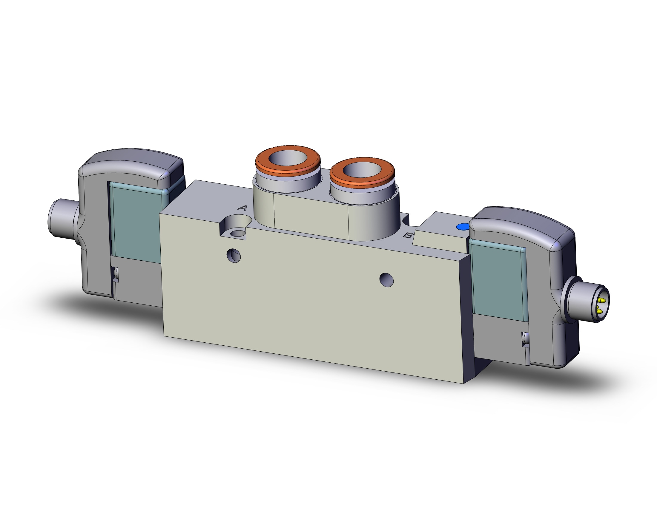 SMC SYJ7223-5WO-N9 valve/sol, 4/5 PORT SOLENOID VALVE