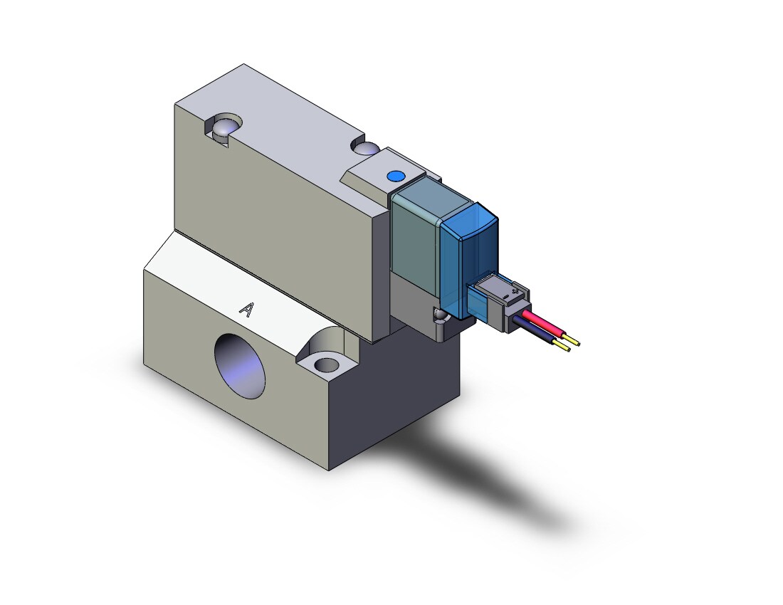 SMC SYJ724-5LZ-02N valve, sol, base mt (dc), SYJ700 SOLENOID VALVE 3/PORT***