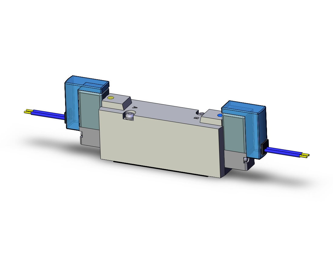 SMC SYJ7240-3G valve, dbl sol, base mt (ac), SYJ7000 SOLENOID VALVE 5/PORT***