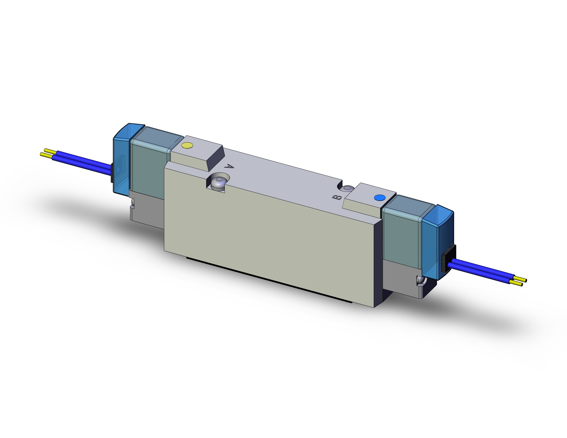 SMC SYJ7240-5G valve, dbl sol, base mt (dc), SYJ7000 SOLENOID VALVE 5/PORT***