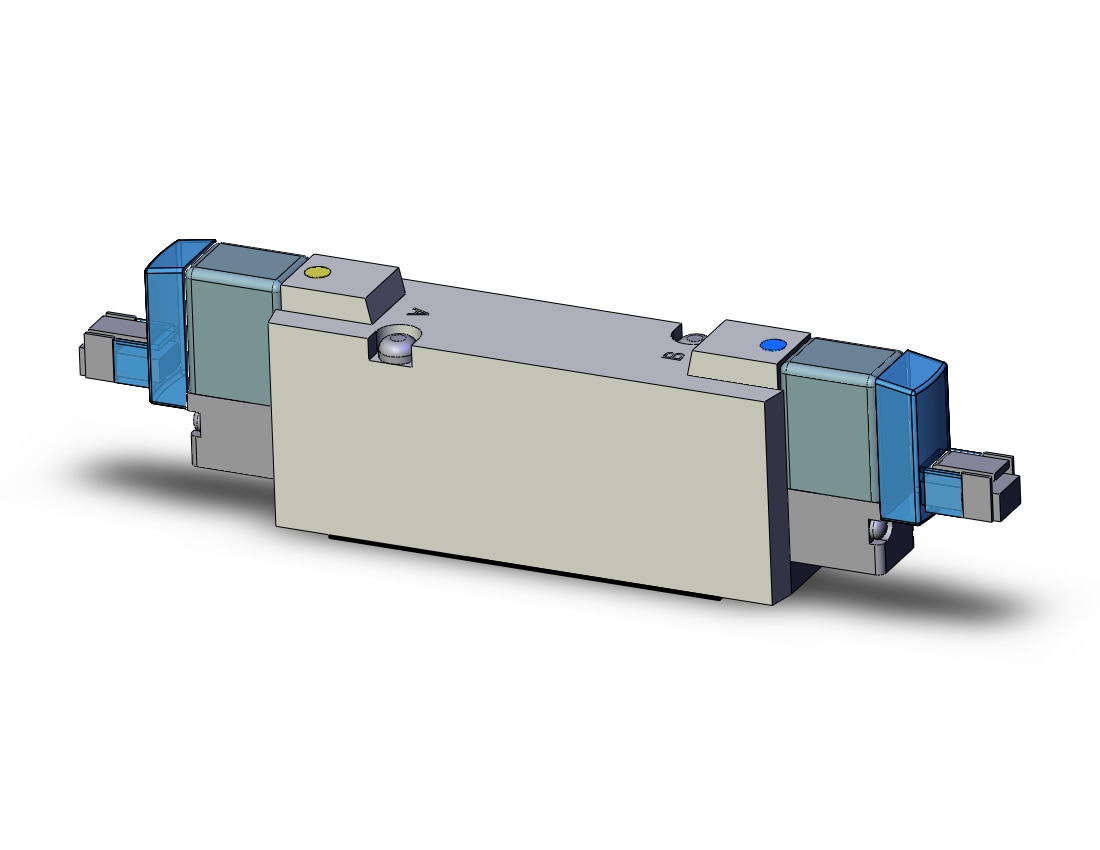 SMC SYJ7240-5LN valve, dbl sol, base mt (dc), SYJ7000 SOLENOID VALVE 5/PORT***