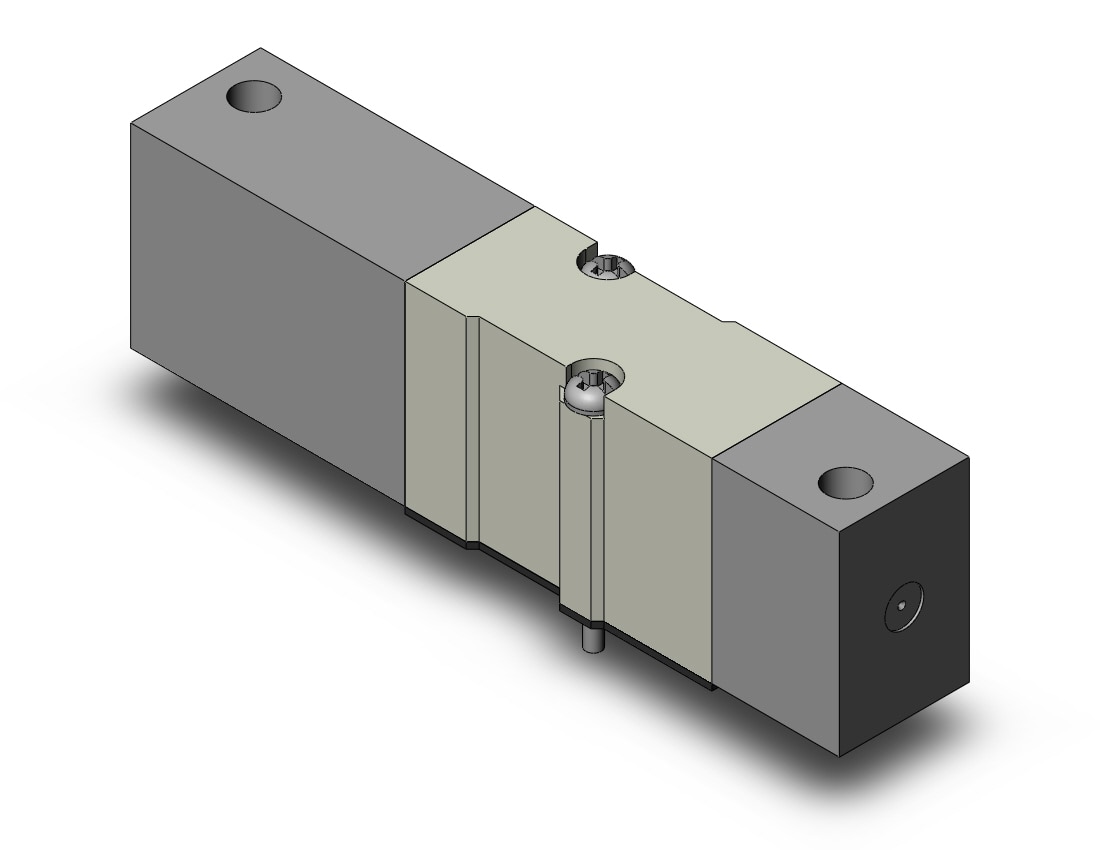 SMC SYJA3340 valve, air, base mt, SYJ3000 SOL VALVE 4/5 PORT