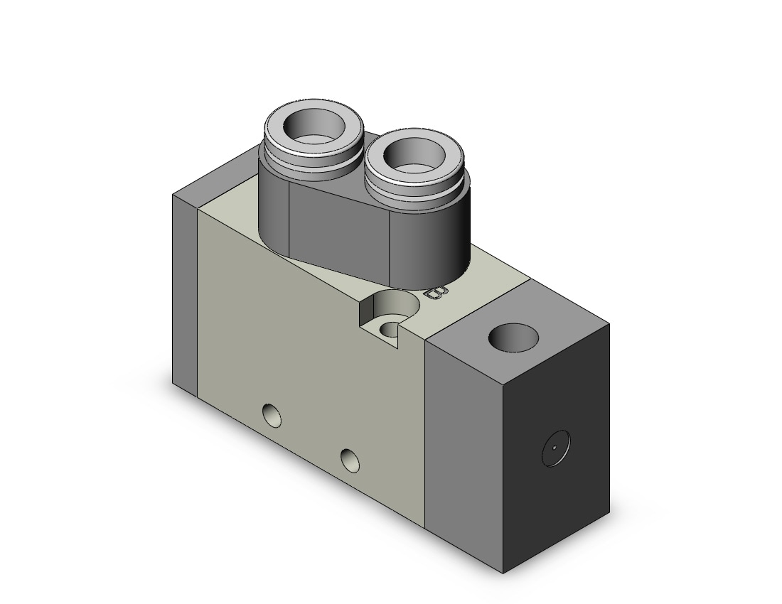 SMC SYJA5120-C6 valve, air pilot, SYJ5000 SOLENOID VALVE 5/PORT