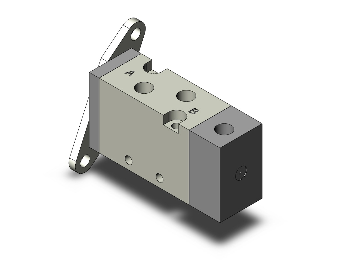 SMC SYJA5120-M5-F valve, air pilot, SYJ5000 SOLENOID VALVE 5/PORT