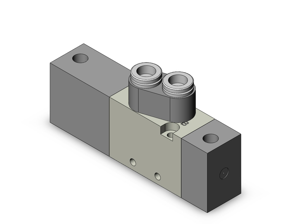 SMC SYJA5320-C6 valve, air operated, 4/5 PORT AIR-PILOTED VALVE