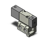 SMC SYJA5340-01 valve, air pilot, SYJ5000 SOLENOID VALVE 5/PORT