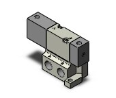 SMC SYJA5540-01N valve, air pilot, SYJ5000 SOLENOID VALVE 5/PORT