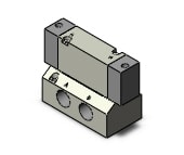 SMC SYJA7240-02N valve, air pilot, SYJ7000 SOLENOID VALVE 5/PORT