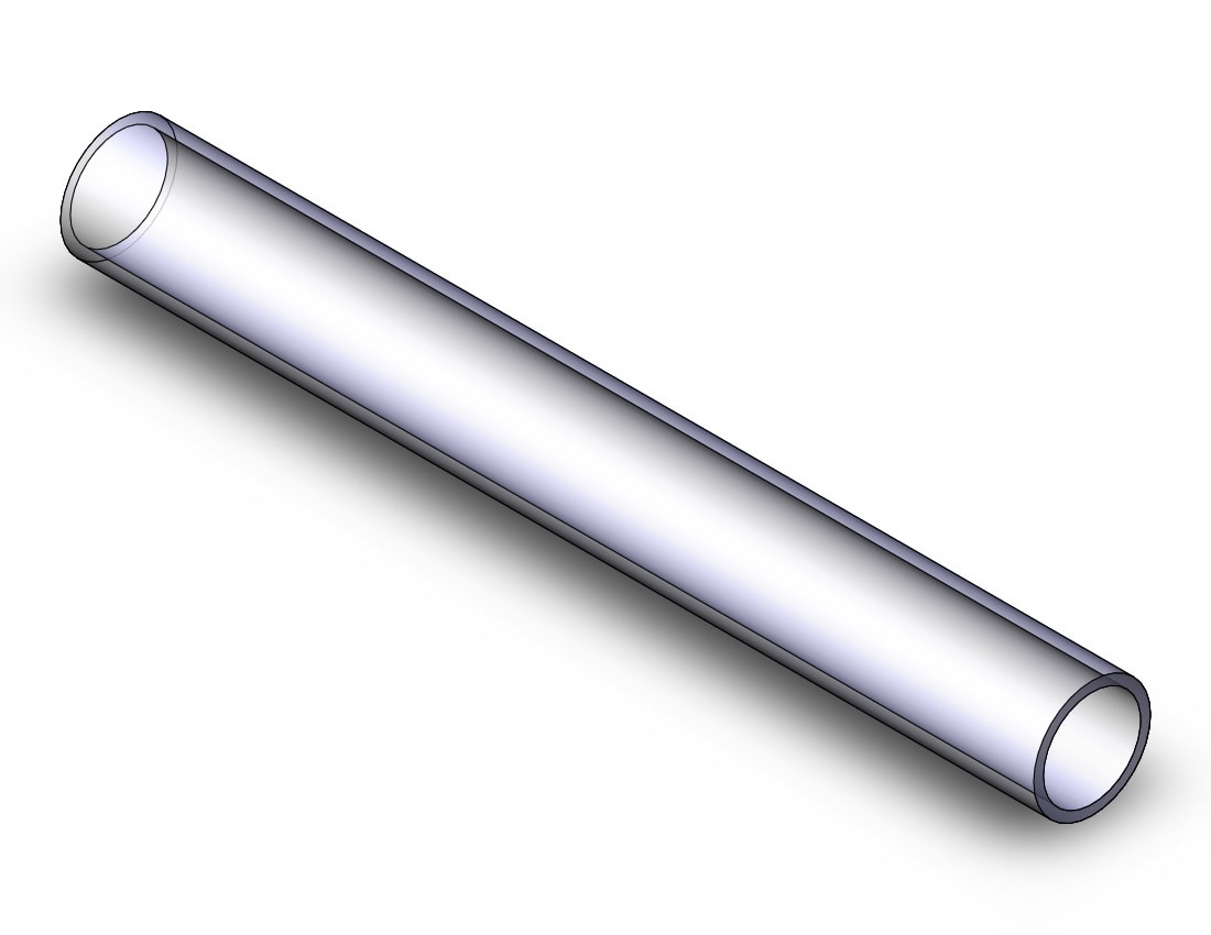 SMC TL1210-100 tubing, fluoropolymer, metric, TIL/TL FLUOROPOLYMER TUBING***