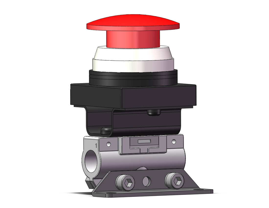 SMC VM120-01-30RA-B mech valve, VM (VFM/VZM) MECHANICAL VALVE