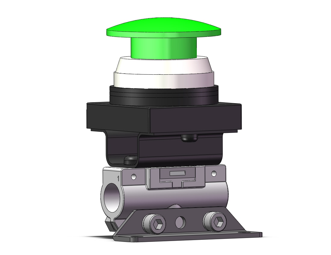 SMC VM120-N01-30GA-B mech valve, VM (VFM/VZM) MECHANICAL VALVE