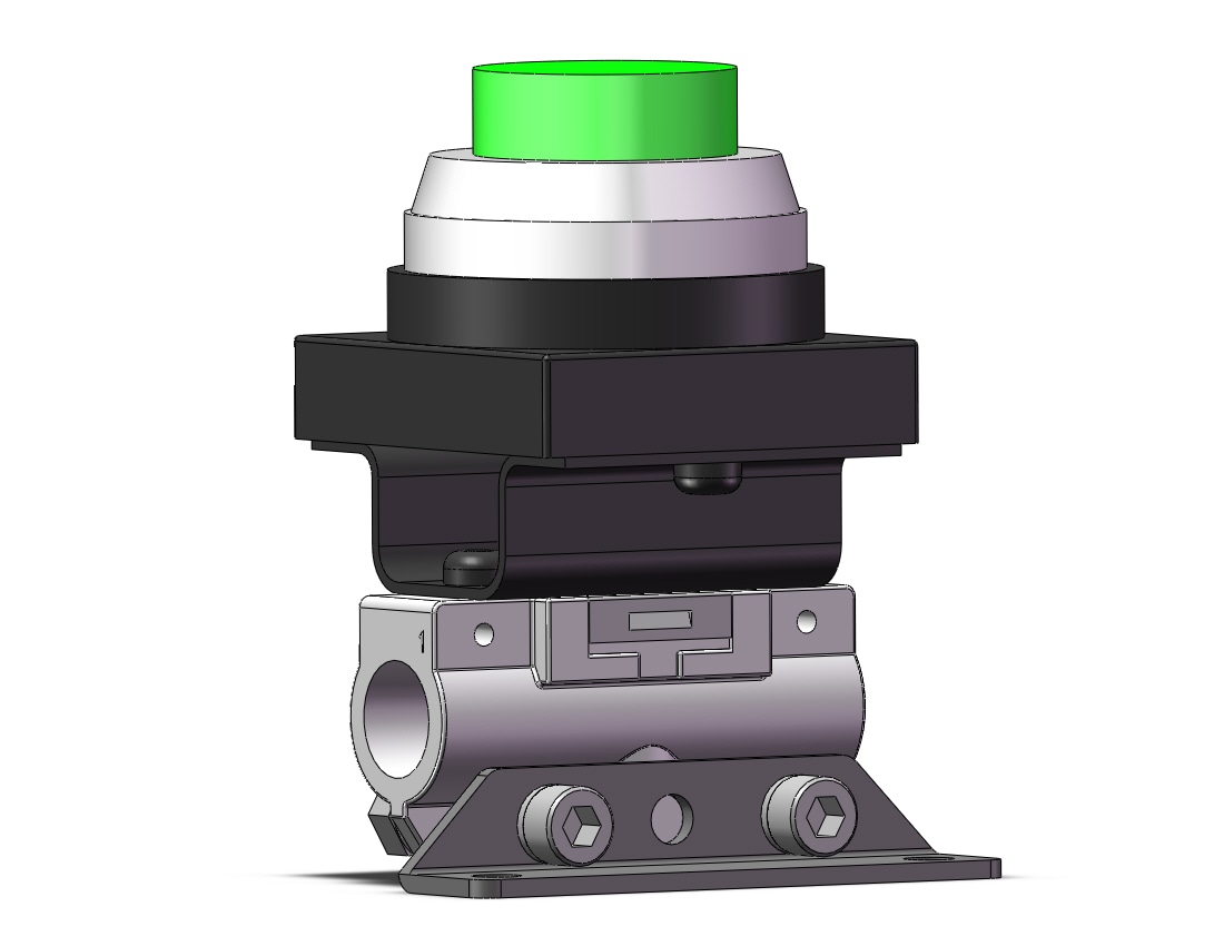 SMC VM120-N01-32GA-B 2/3 port mechanical valve, MECHANICAL VALVE