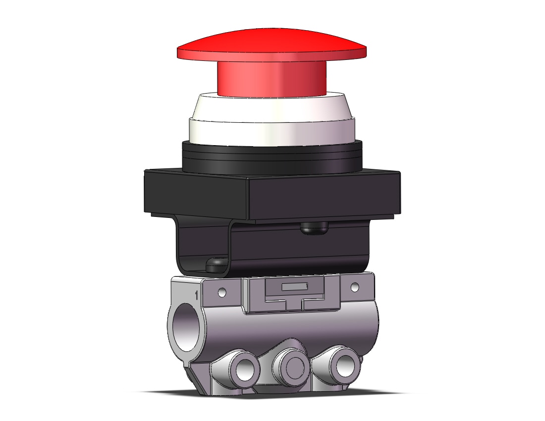 SMC VM120U-N01-30RA mech valve, VM (VFM/VZM) MECHANICAL VALVE