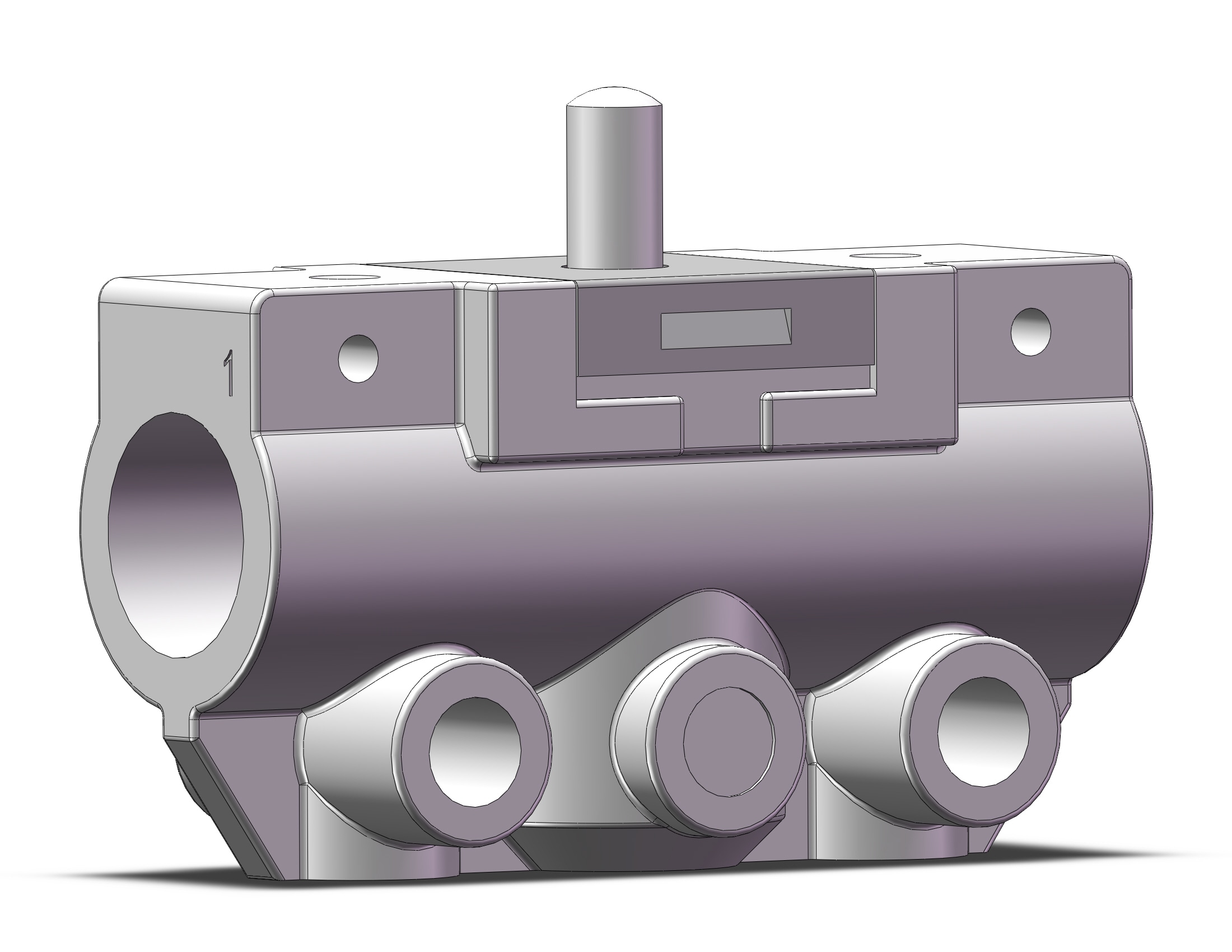 SMC VM130U-N01-00A mech valve, VM (VFM/VZM) MECHANICAL VALVE