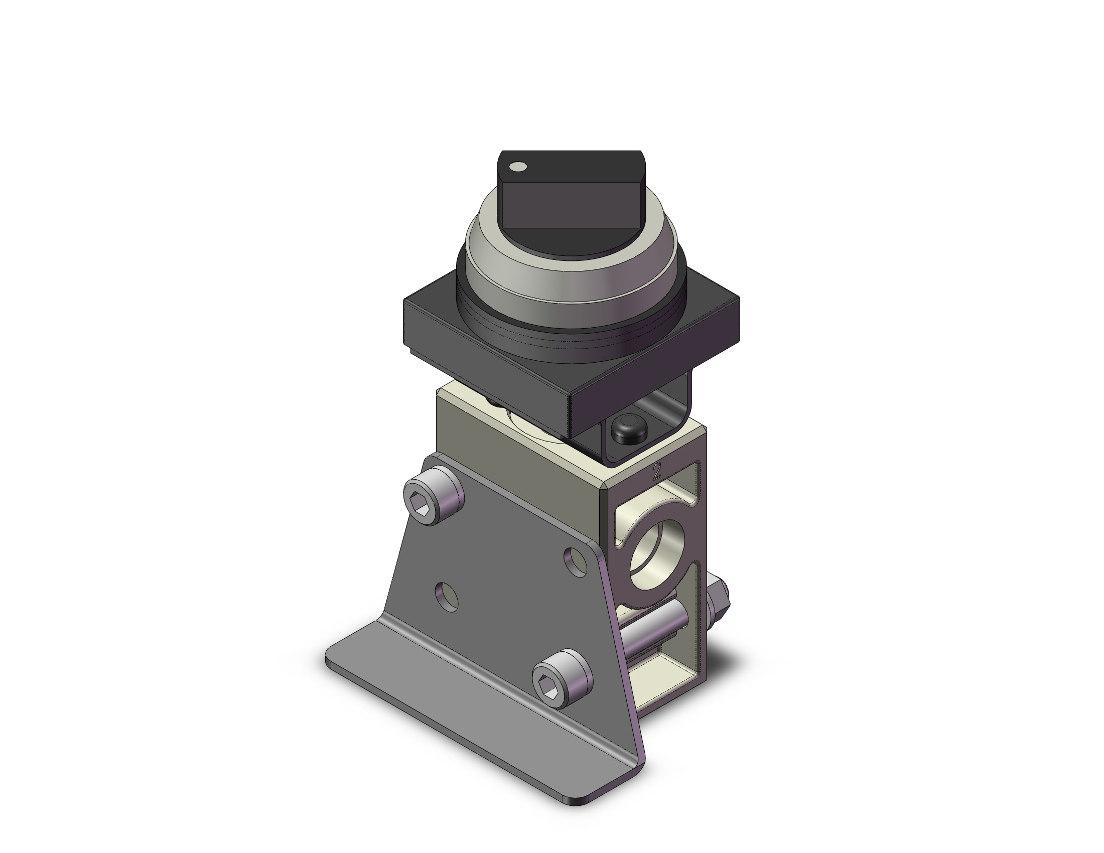 SMC VM220-02-34BA-B valve, mechl, VM (VFM/VZM) MECHANICAL VALVE