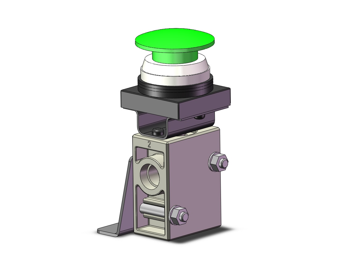 SMC VM220-N02-30GA-B valve, mech'l, VM (VFM/VZM) MECHANICAL VALVE