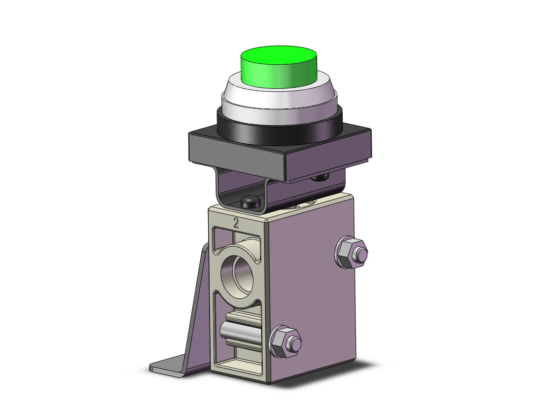 SMC VM220-N02-32GA-B valve, mech'l, VM (VFM/VZM) MECHANICAL VALVE