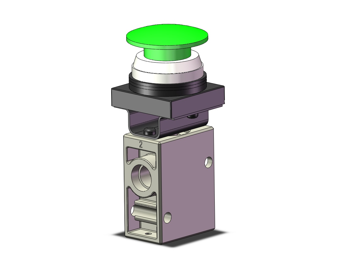 SMC VM220U-N02-30GA mech valve, VM (VFM/VZM) MECHANICAL VALVE