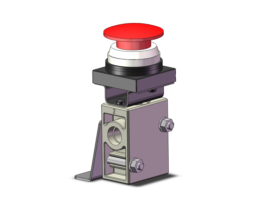 SMC VM230-02-30RA-B mech valve, VM (VFM/VZM) MECHANICAL VALVE