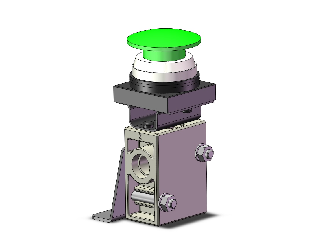 SMC VM230-N02-30GA-B mech valve, VM (VFM/VZM) MECHANICAL VALVE