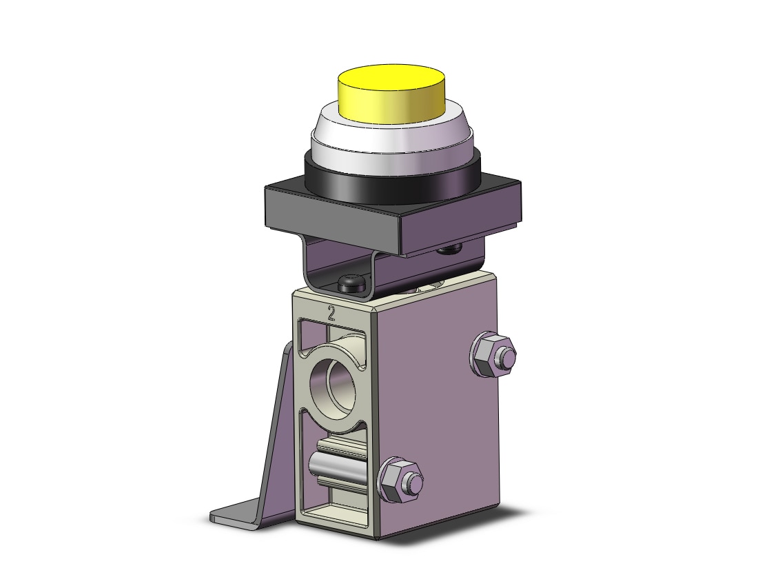 SMC VM230-N02-32YA-B 2/3 port mechanical valve, MECHANICAL VALVE