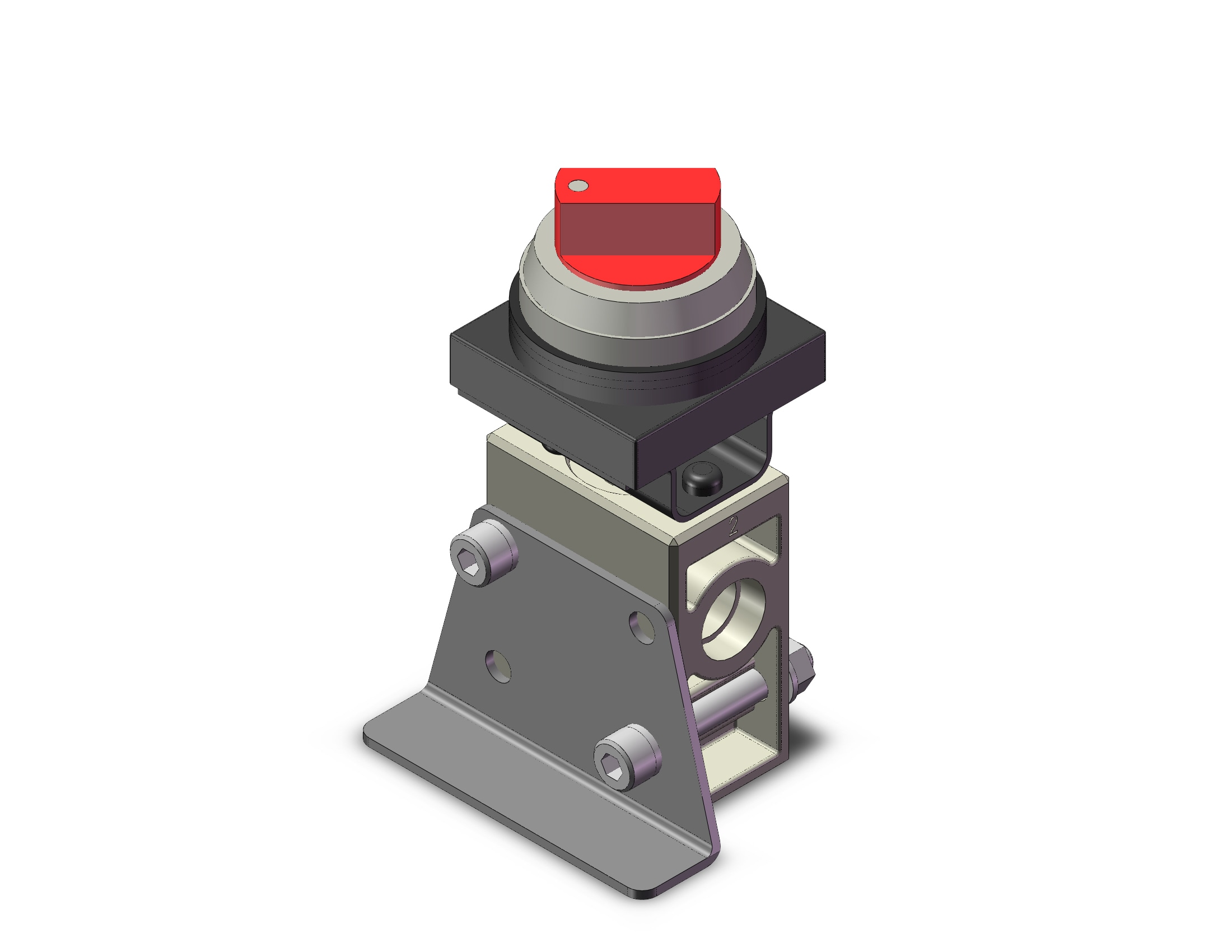 SMC VM230-N02-34RA-B valve, mech'l, VM (VFM/VZM) MECHANICAL VALVE