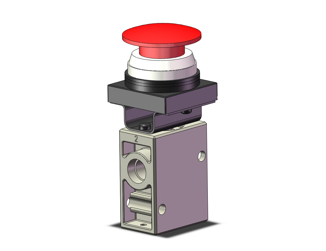 SMC VM230U-02-30RA mech valve, VM (VFM/VZM) MECHANICAL VALVE