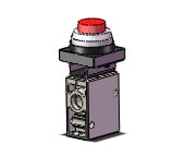 SMC VM230U-N02-32RA 2/3 port mechanical valve, MECHANICAL VALVE