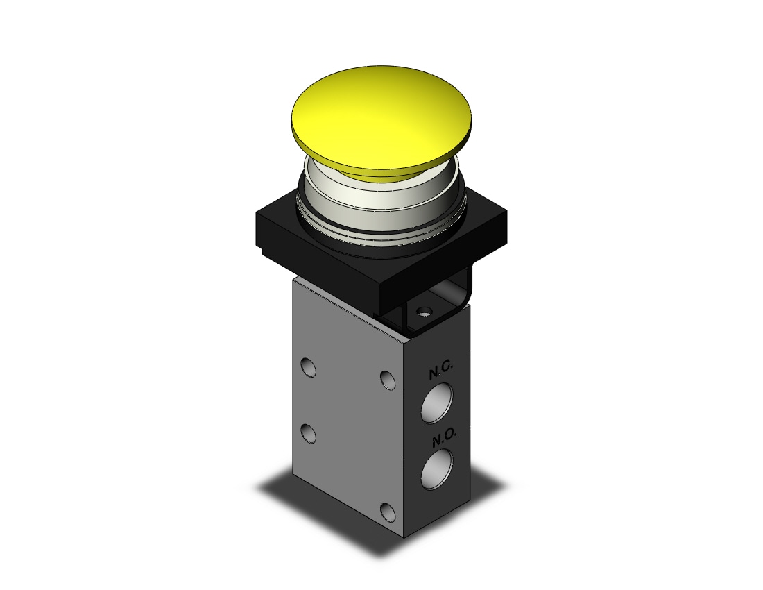 SMC VM430-F01-30Y mech valve w/actuators, VM (VFM/VZM) MECHANICAL VALVE