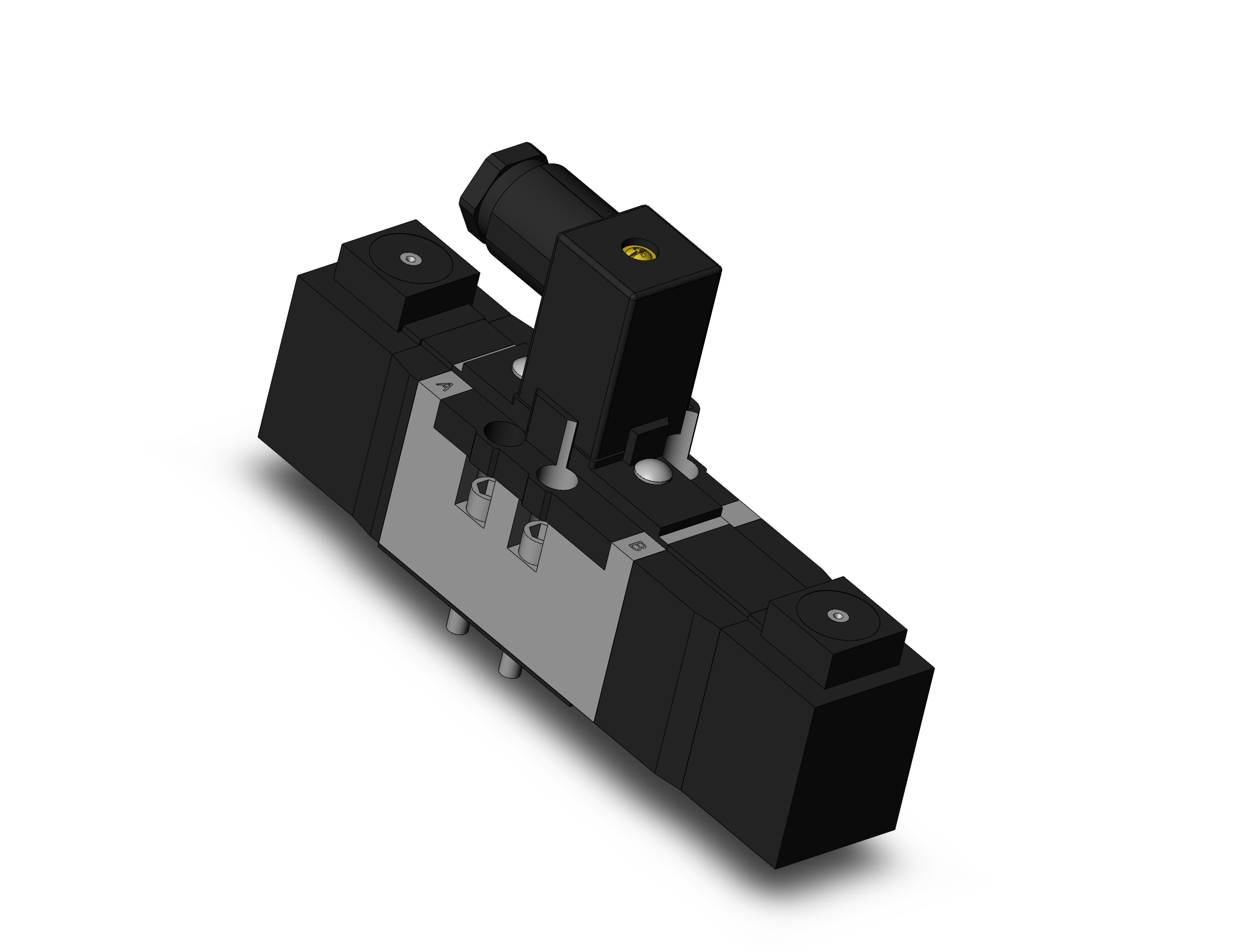 SMC VS7-6-FHG-D-3N-Q valve sol, VS7-6 SOL VALVE 4/5 PORT