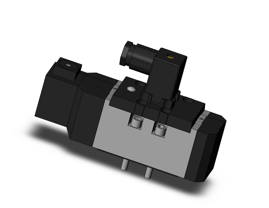 SMC VS7-8-FG-S-4N valve iso sgl sol size 2, VS7-8 SOL VALVE 4/5 PORT