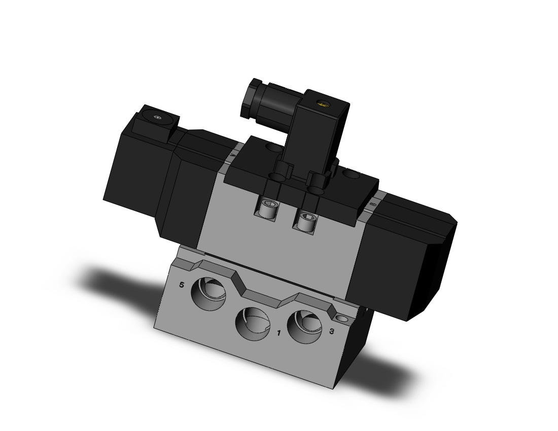 SMC VS7-8-FHG-D-1ZB04T valve, iso dbl sol, 4/5 PORT SOLENOID VALVE