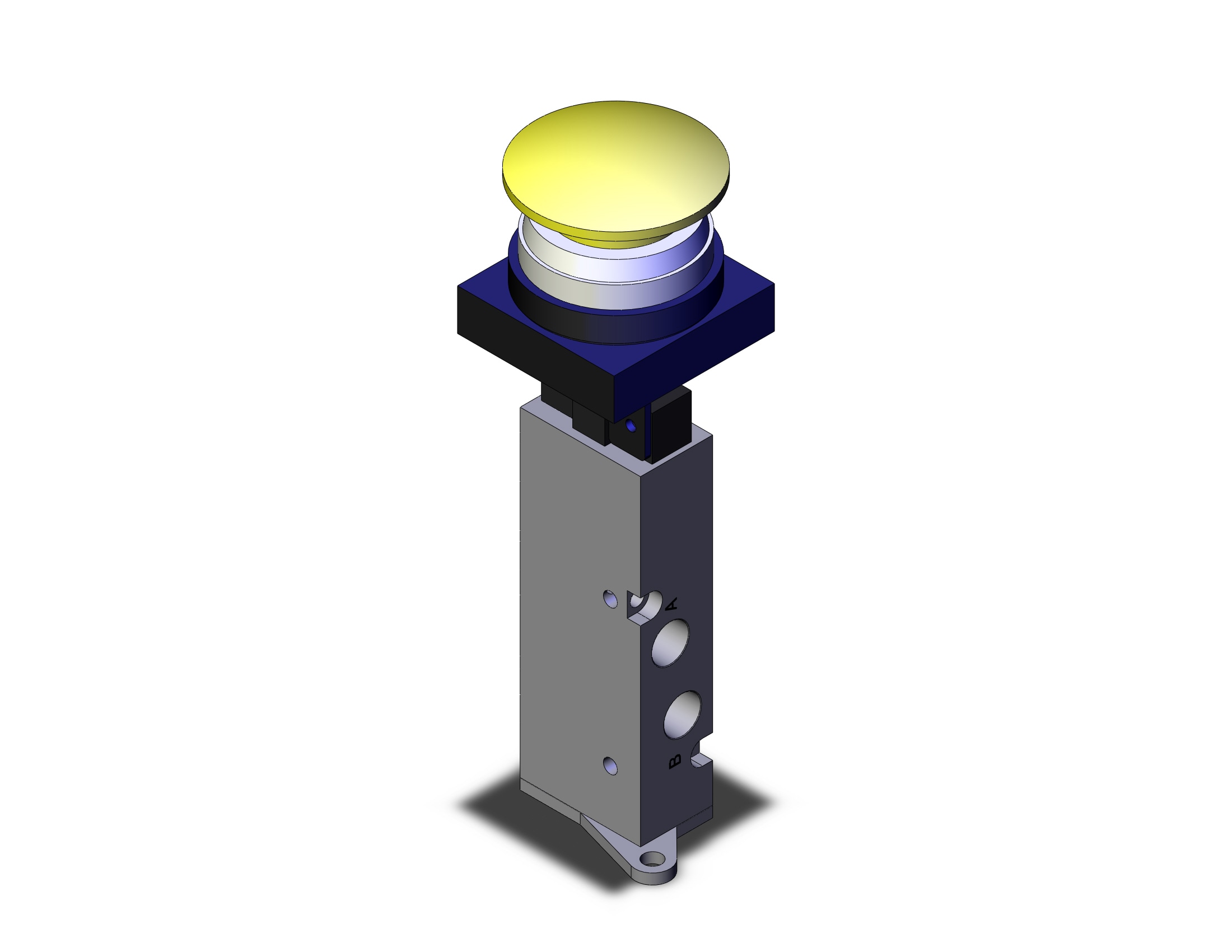 SMC VZM450-N01-30Y-F vm body pt 1/4, VM (VFM/VZM) MECHANICAL VALVE