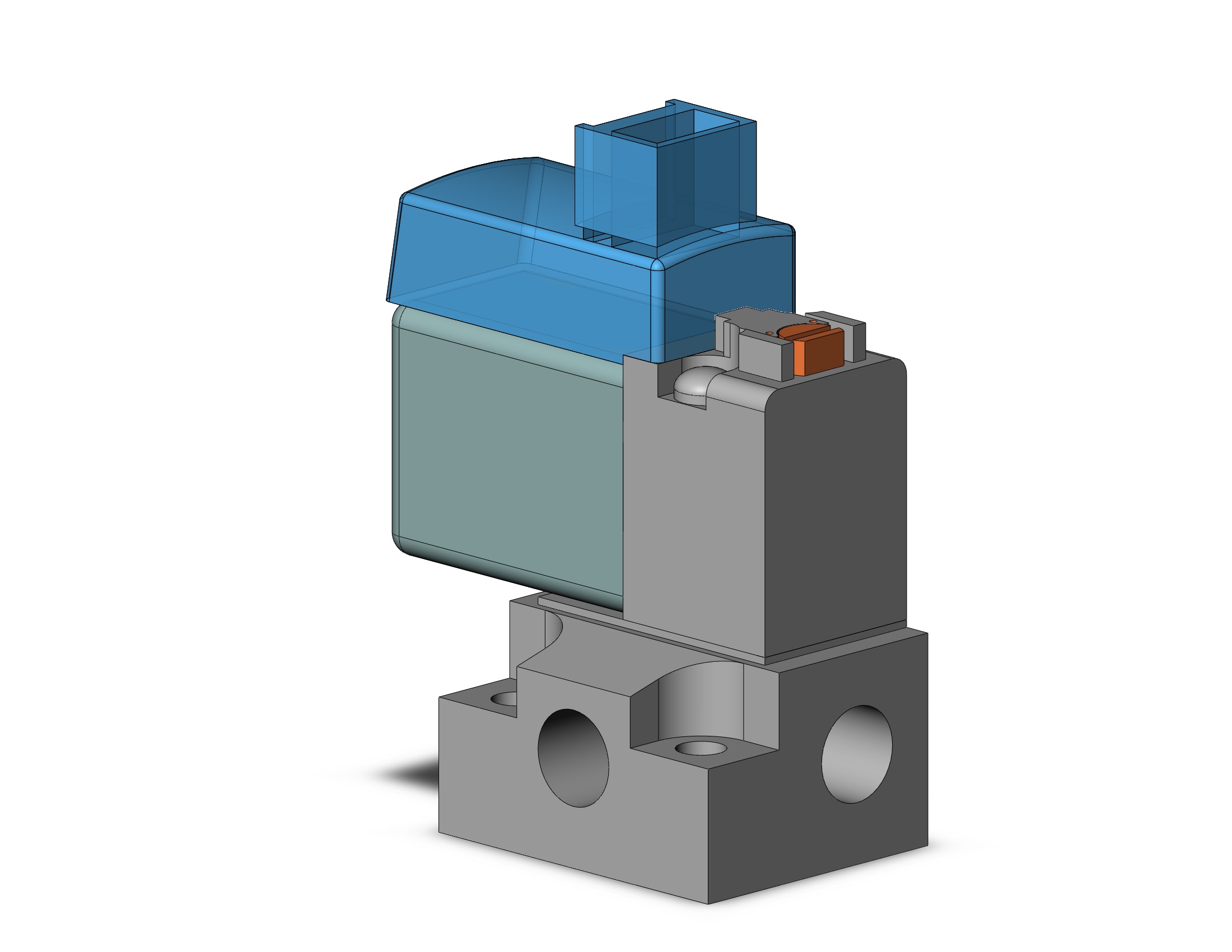 SMC V114-5LOUB-M5 valve, sol, base mt (dc), SY100 SOLENOID VALVE***