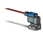 SMC V114-5MUB-M5 valve, sol, base mt (dc), SY100 SOLENOID VALVE***